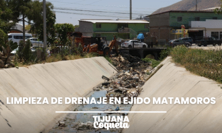 TIJUANA IMPULSA ORDEN Y BIENESTAR CON LIMPIEZA DE DRENAJE EN EJIDO MATAMOROS