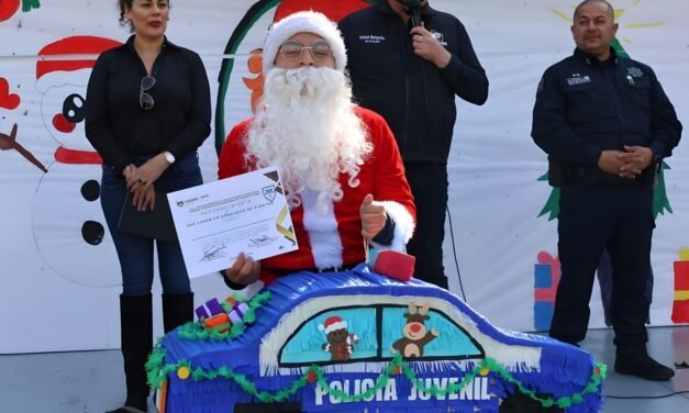 🎄✨ POSADA, PIÑATAS Y ESPÍRITU NAVIEÑO: ASÍ CELEBRÓ LA POLICÍA JUVENIL SU NAVIDAD EN TIJUANA 💙
